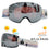OTG Ski Goggles Snow Glasses Men UV400 Anti-fog Coatings Snowmobile Snowboard Skiing Women Sunglasses Outdoor Winter Sport 2020