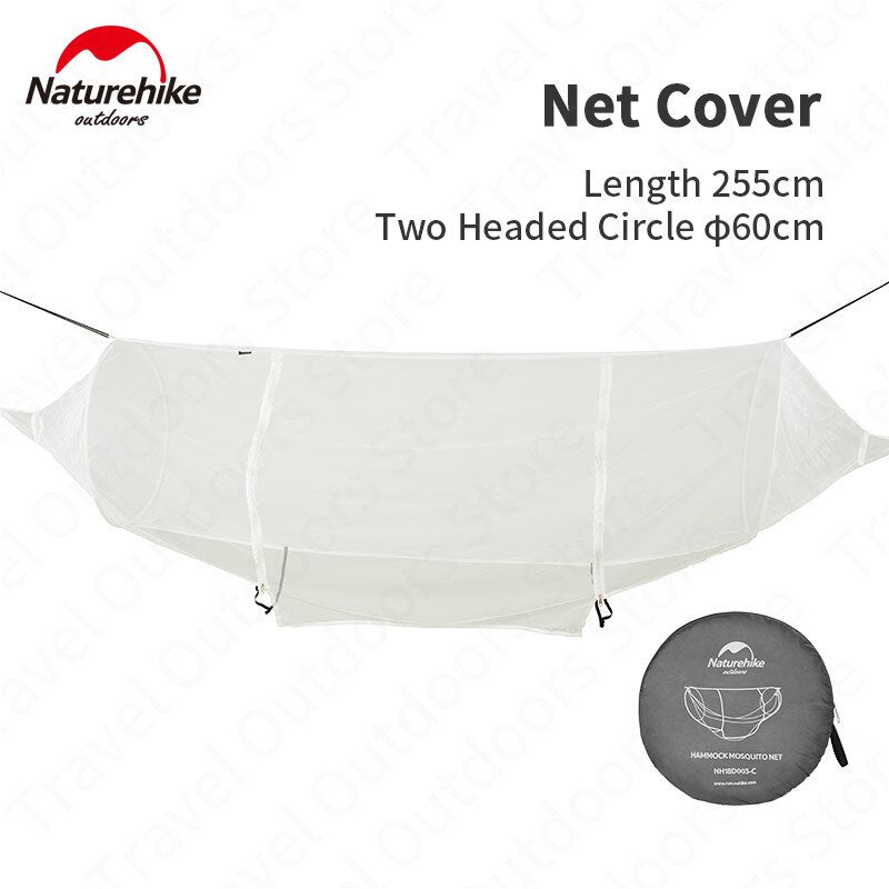 NatureHike Loiding weight 200KG 2 Person Ultralight Inflatable Camping Hammock Tent 210T Nylon Outdoor Camping Hunting Hammock