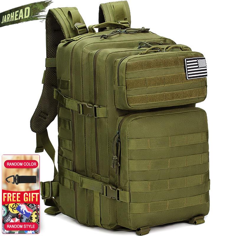 50L Army Tactical Molle Backpack Camouflage Military Assault Airsoft R –  Sweat Country