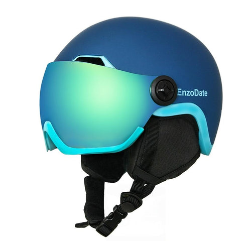 Daisy One Ski Snow Helmet with Integrated Goggles Shield | Night Vision