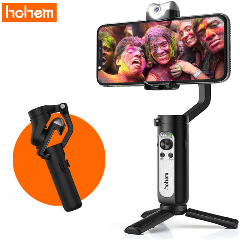 Hohem iSteady V2 AI Tracking Gimbal 3-Axis Foldable Handheld 259g Gesture Control Stabilizer Creative Vlog for iPhone13 Pro/Max