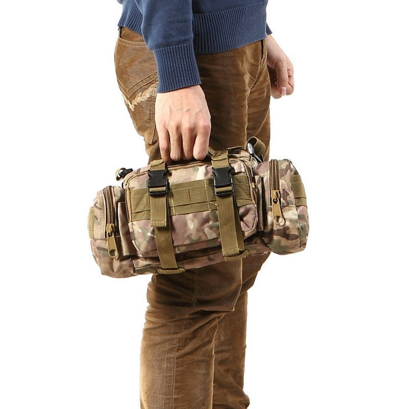 Outdoor Waist Bag Waterproof Oxford Shoulder Bags Military