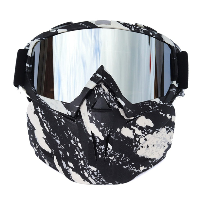 Vector Ski & Snowboard Goggles & Face Mask Combo For Winter Cold Weather