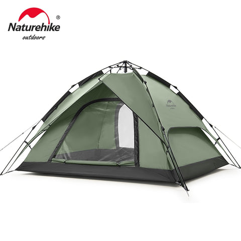 Naturehike 3-4 Person Tent Ultralight Waterproof Automatic Tent Portable 3 Season Backpacking Tent Outdoor Hiking Camping Tent