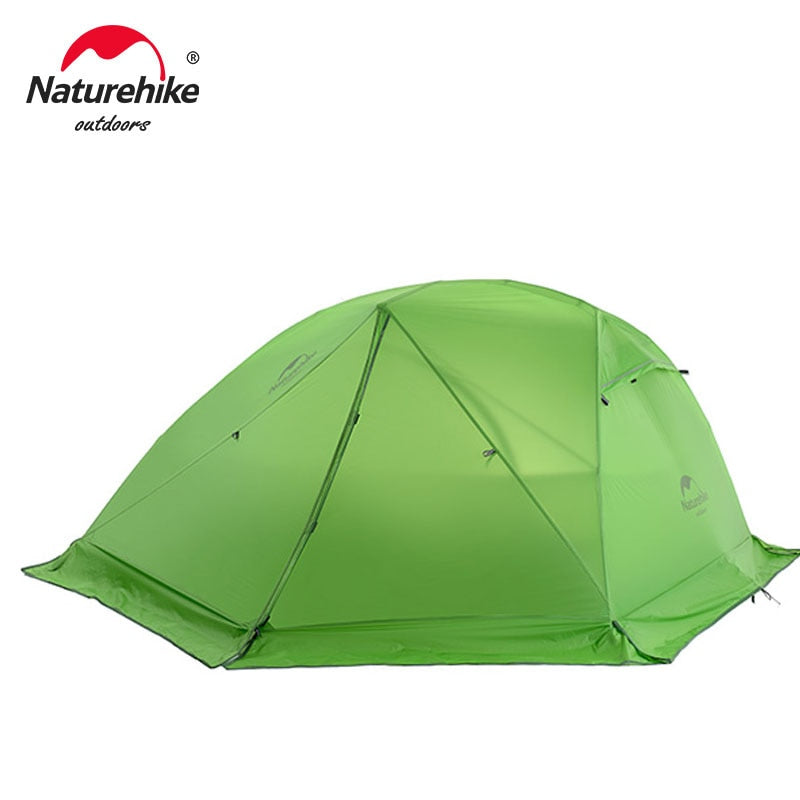 Naturehike yıldız nehir 2 çadır 2 kişi Ultralight su geçirmez kamp çadırı çift katmanlı 4 mevsim çadır açık seyahat yürüyüş çadırı