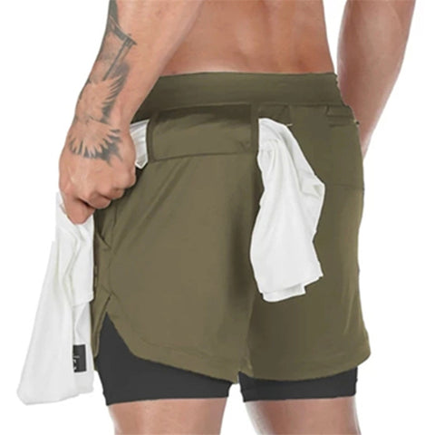 Camo Running Shorts Men