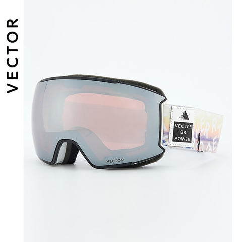 OTG Ski Goggles Snow Glasses Men UV400 Anti-fog Coatings Snowmobile Snowboard Skiing Women Sunglasses Outdoor Winter Sport 2020