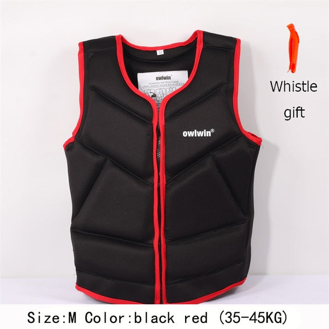 Neoprene Life Jacket for Adults and Children, Fishing Vest, Water Jacket,  Sports Clothes, Swim Skating, Rescue Boats, Drifting