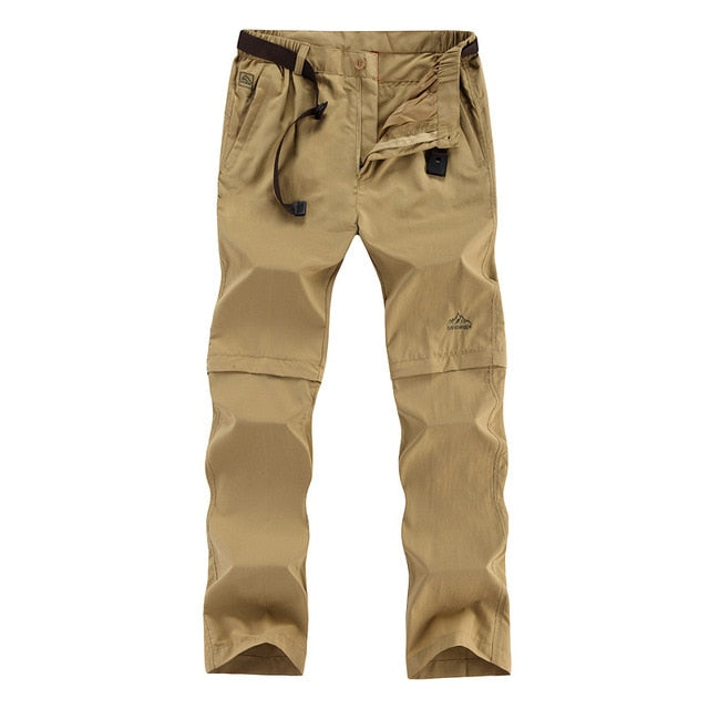 NUONKEO New Outdoor Quick Dry Hiking Pants Men Summer  Waterproof Trousers PN10
