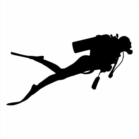Scuba Diving Sticker Diver