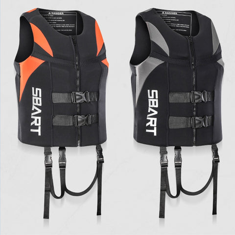 CE Approved Neoprene Adults Life-jacket Aid Vest Kayak Ski Buoyancy Fishing Watersport Universal Windsurf Surf Swim Boating