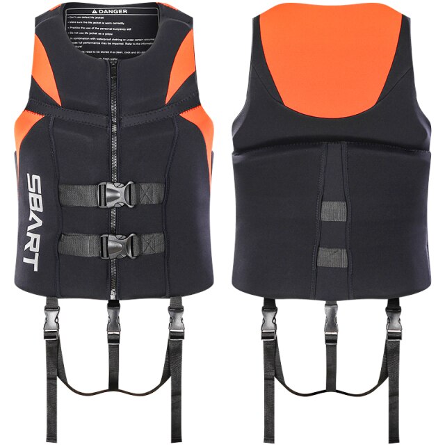 CE Approved Neoprene Adults Life-jacket Aid Vest Kayak Ski Buoyancy Fishing Watersport Universal Windsurf Surf Swim Boating