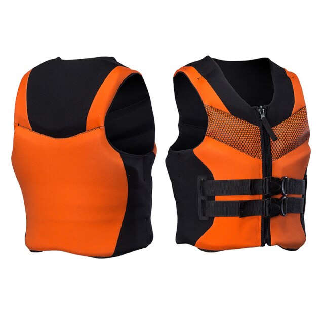 CE Approved Neoprene Adults Life-jacket Aid Vest Kayak Ski Buoyancy Fishing Watersport Universal Windsurf Surf Swim Boating