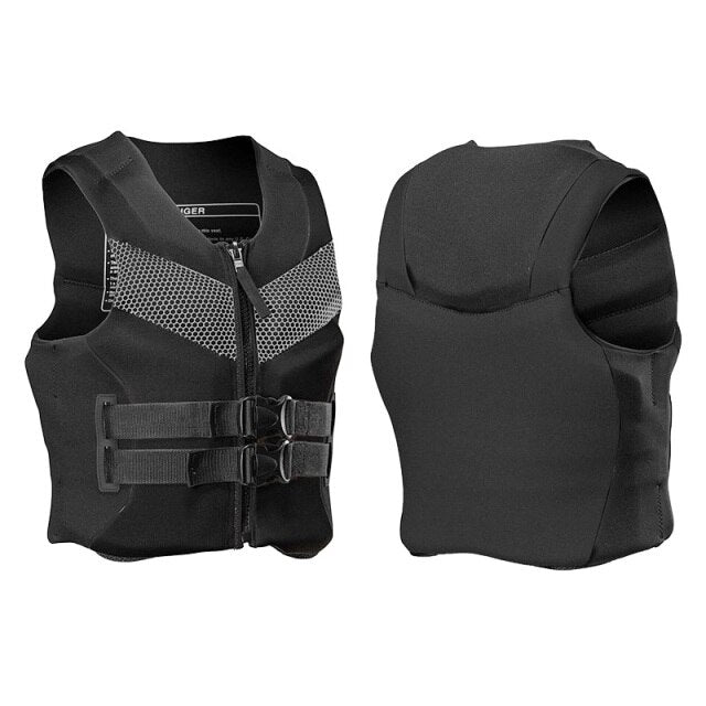 CE Approved Neoprene Adults Life-jacket Aid Vest Kayak Ski Buoyancy Fishing Watersport Universal Windsurf Surf Swim Boating