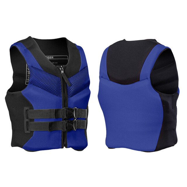 CE Approved Neoprene Adults Life-jacket Aid Vest Kayak Ski Buoyancy Fishing Watersport Universal Windsurf Surf Swim Boating