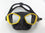 Extreme low volume spearfishing mask black silicon freediving mask