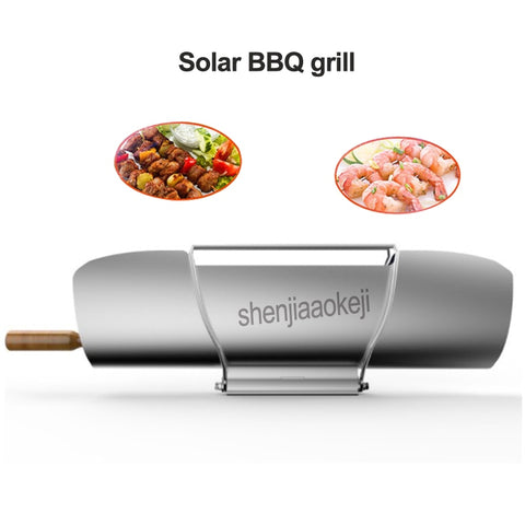 Folding Portable Solar furnace Outdoor Stainless steel barbecue Grill